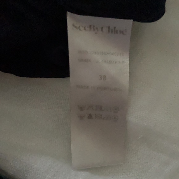 See By Chloe Navy Dress with Lace Detail - Picture 5 of 6